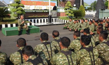Jam Komandan, Dandim 0819/Pasuruan Tegaskan Loyalitas dan Integritas Prajurit